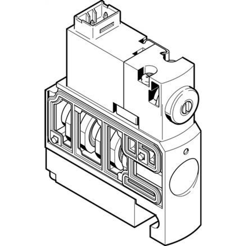 Festo 548044. Solenoid valve CPVSC1-M1HT-J-T-Q3