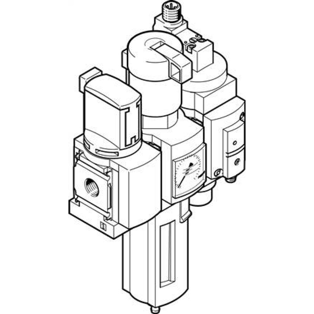 Festo 8042670. Unidades de mantenimiento combinadas MSB6-1/2:C3:J120:D14-WP