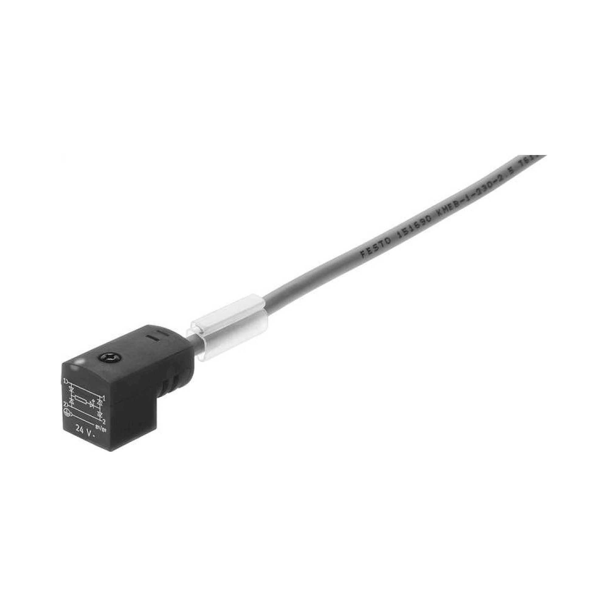Steckdosenleitung KME-1-24-M12G-1,1-LED - Festo 571446