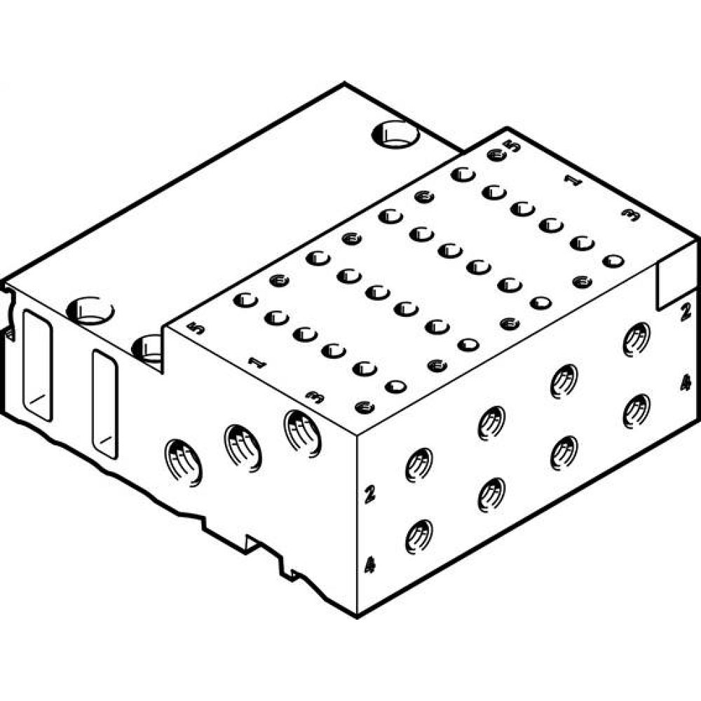 Festo 525128. Batterieblock MHA2-PR4-5-M5