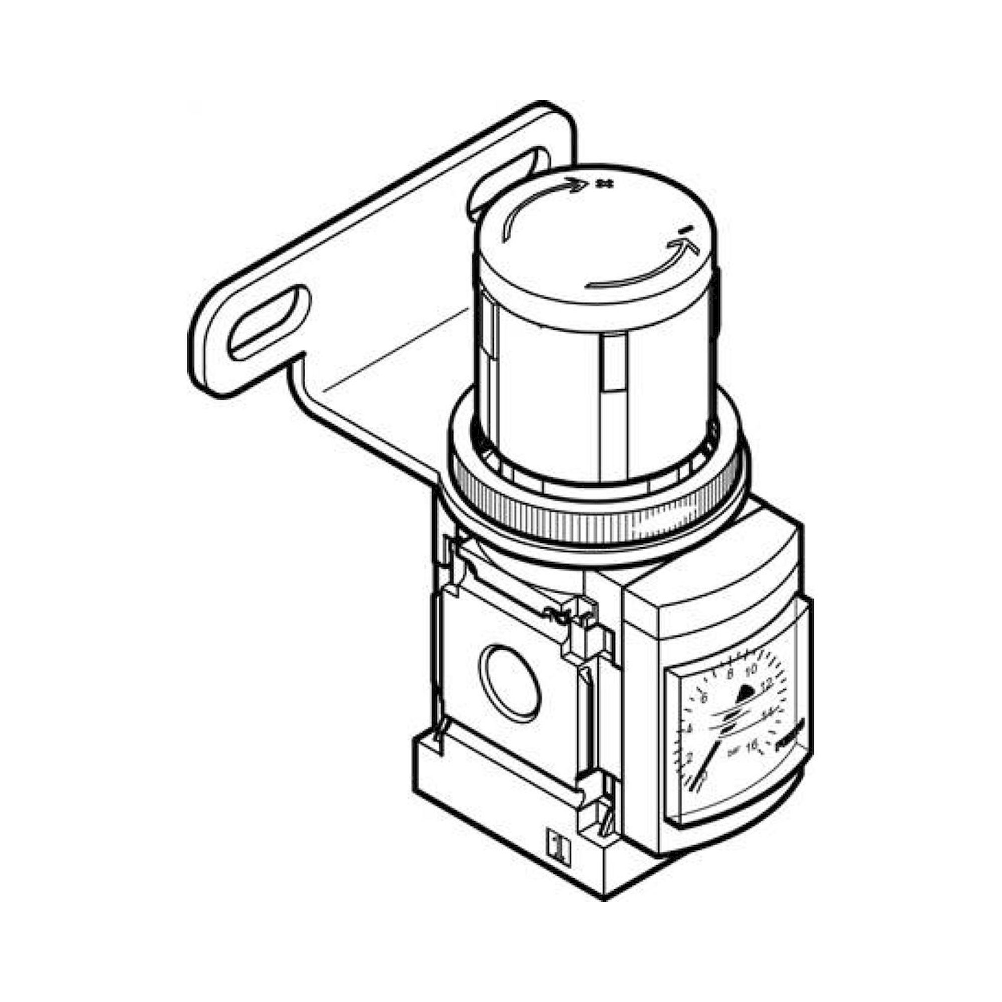 Druckregelventil MS4-LR-1/8-D6-WR-Z - Festo 604903