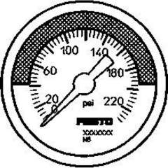 Festo 526787. Pressure gauge MA-40-232-R1/8-PSI-E-RG