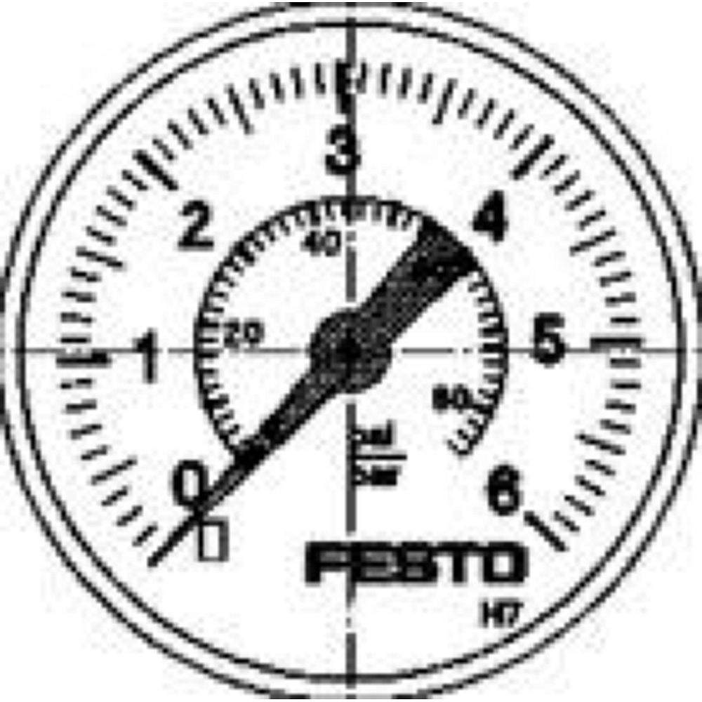 Festo 183899. Manómetro MA-40-6-G1/4-EN