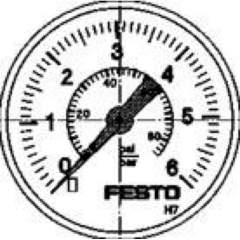 Festo 183899. Manómetro MA-40-6-G1/4-EN