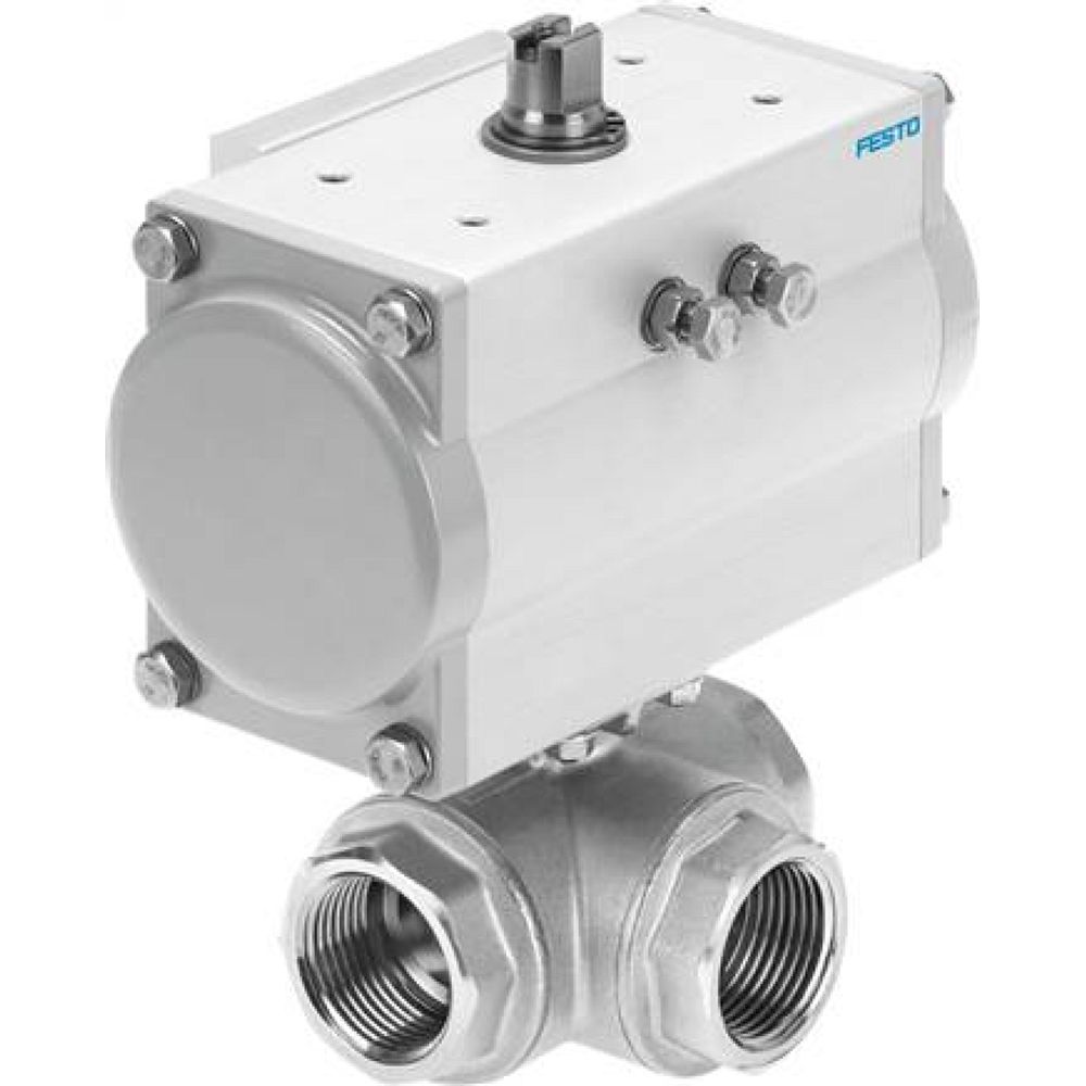 Festo 8070250. ball valve actuator unit VZBM-A-1/4"-RP-25-F-3L-B2-PA10