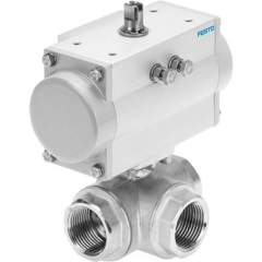 Festo 8070275. ball valve actuator unit VZBM-A-3/8"-RP-25-F-3T-B2-PB20