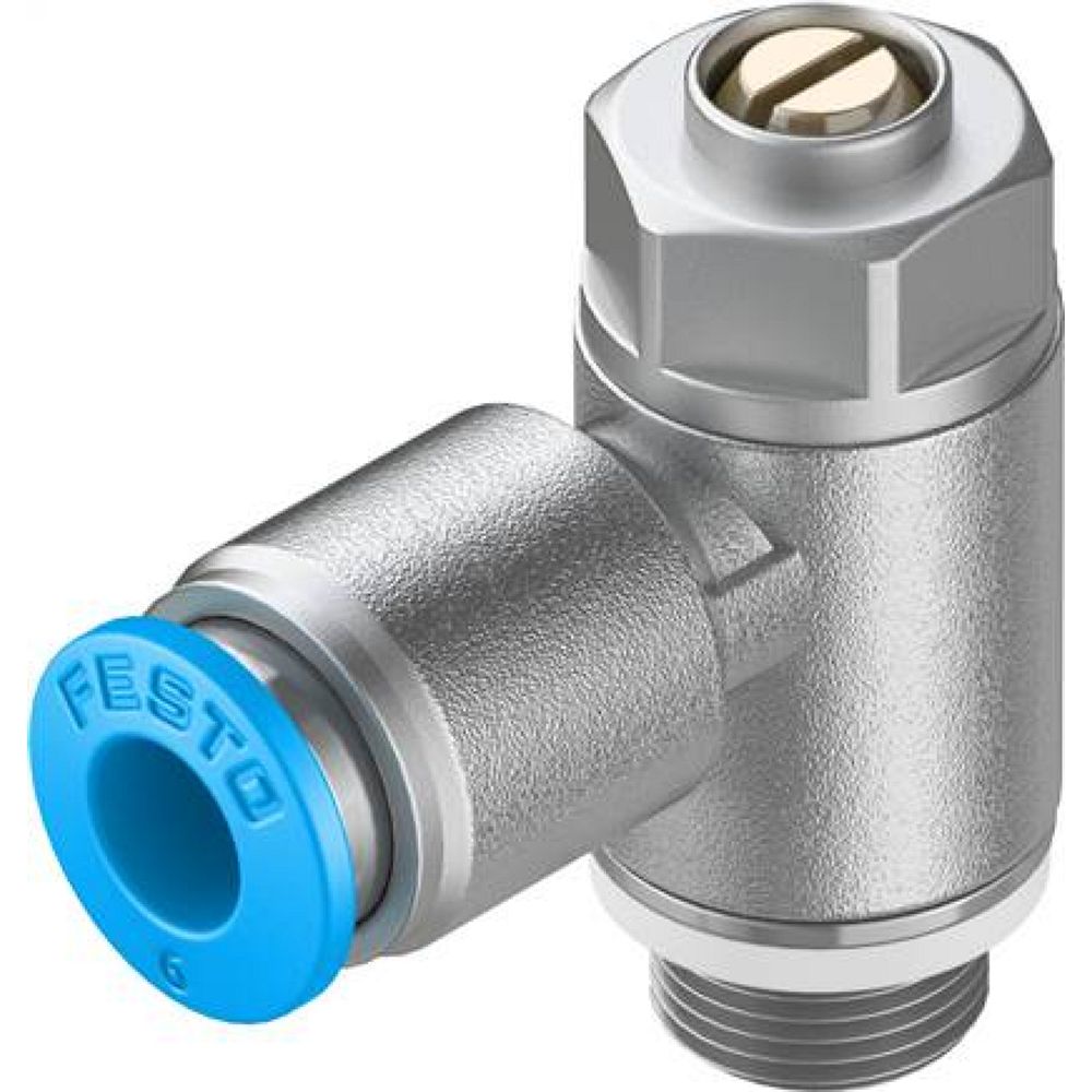 Festo 193144. One-way flow control valve GRLA-1/8-QS-6-D