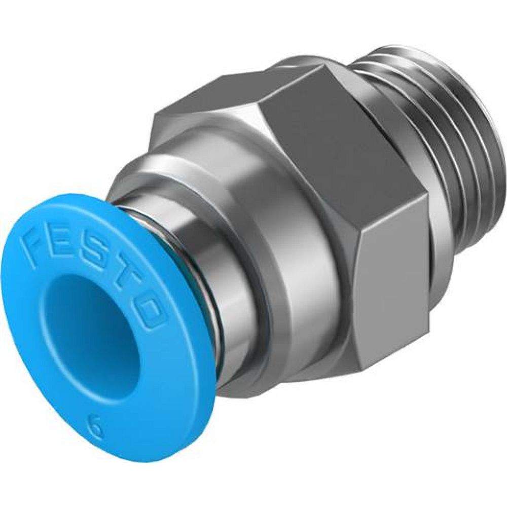 Festo 132037. Push-in fitting QS-G1/8-6-100