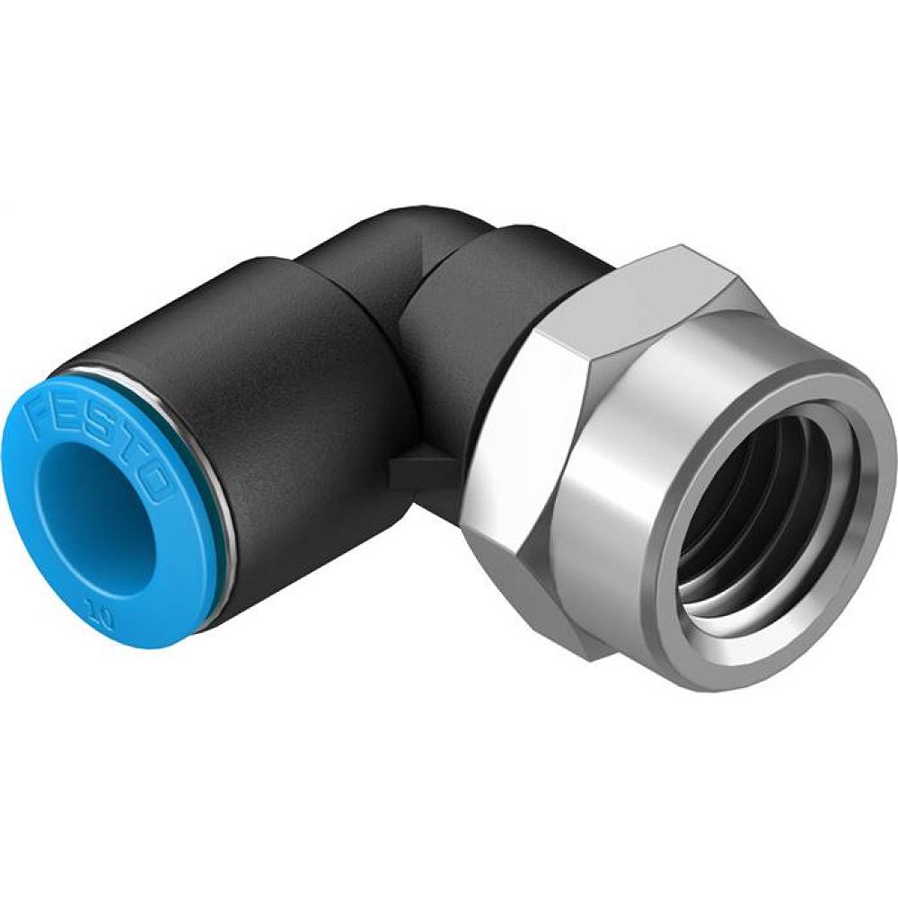 Festo 153280. Push-in L-fitting QSLF-3/8-10-B