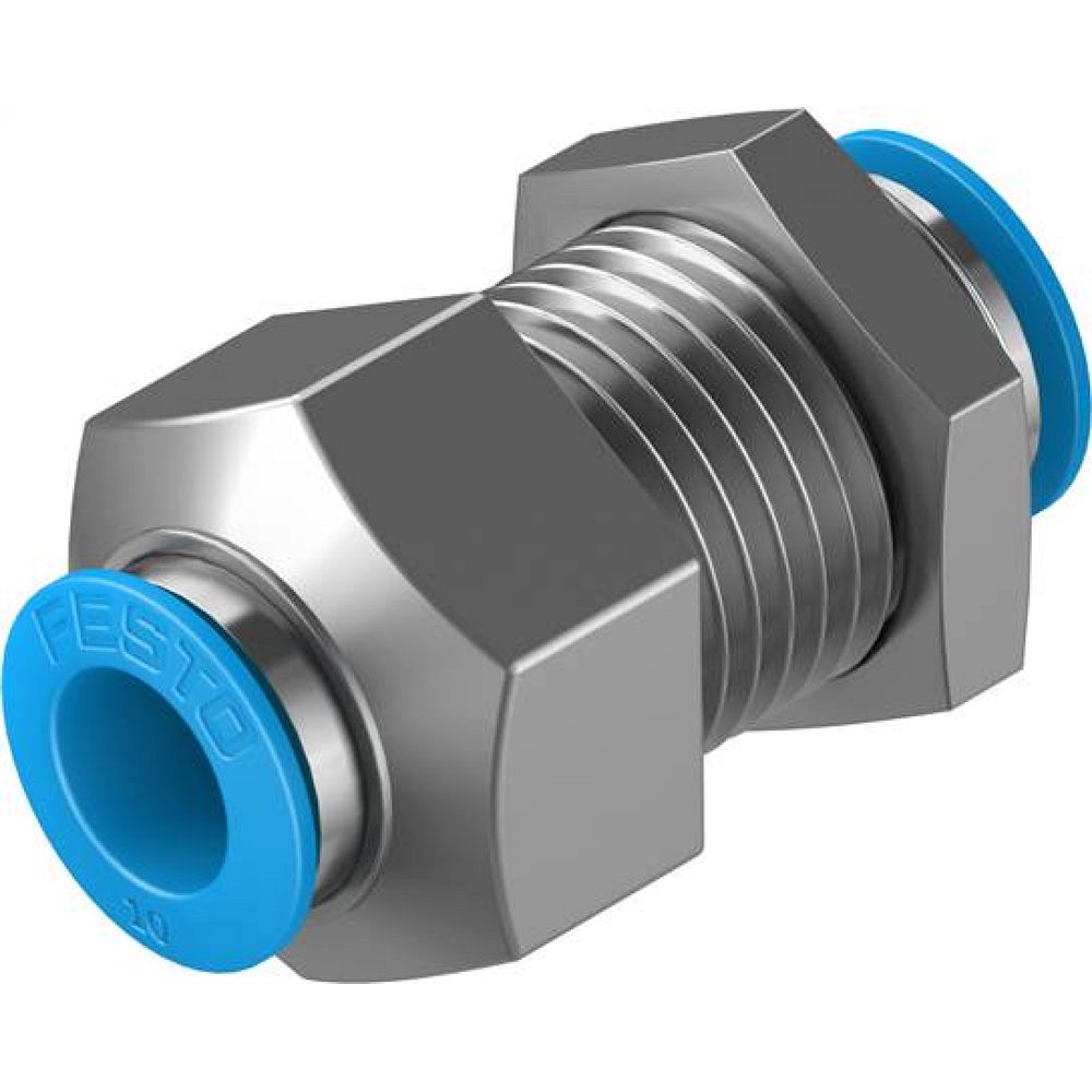 Festo 130643. Push-in bulkhead connector QSS-10-F