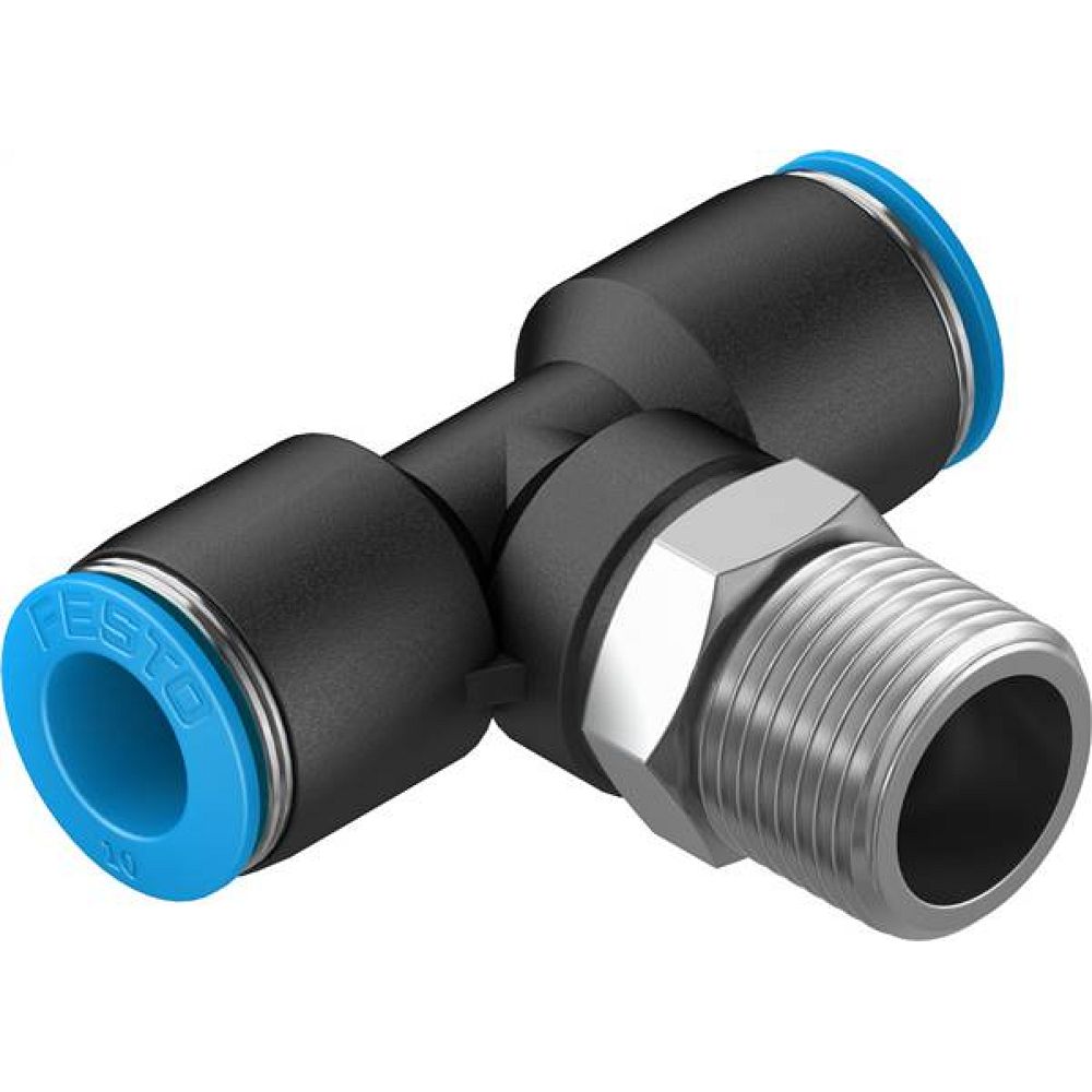 Festo 153113. Push-in T-fitting QST-3/8-10