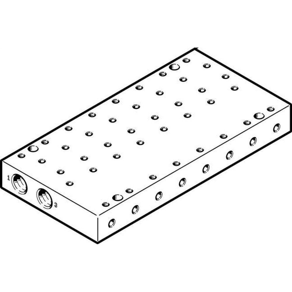 Festo 8083548. Anschlussleiste VABM-P6-15MB-G18-M5-8