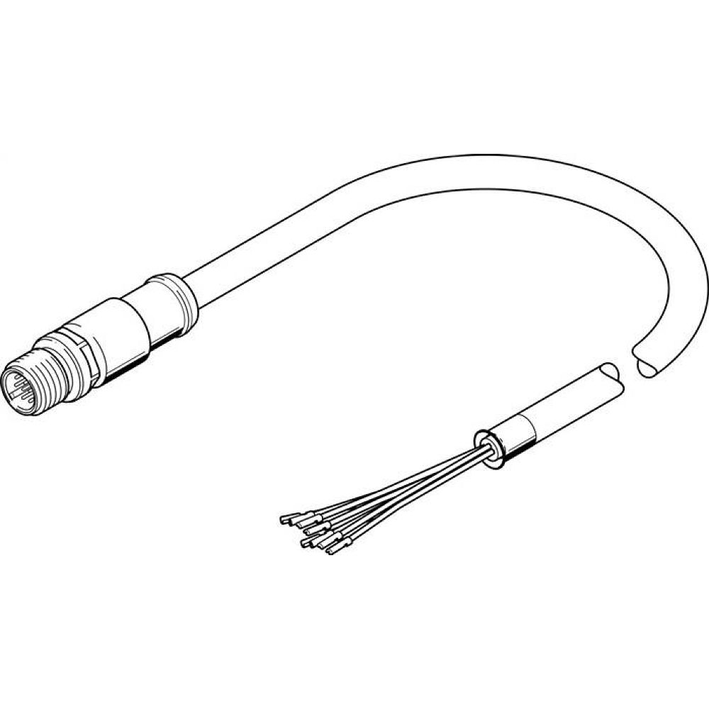 Festo 3947395. Verbindungsleitung NEBS-SM12G12-E-5-N-LE12
