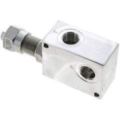 DBV12P100Q80. pressure limiting valve 3x G 1/2", 30 to 100 bar, max. 80 l/min