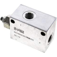 DBV12P105Q150. pressure limiting valve 2x G 1/2", 7 to 105 bar, max. 150 l/min