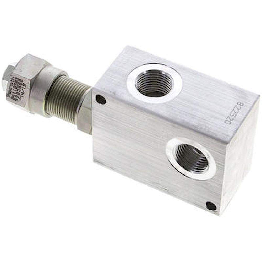 DBV12P50Q80. pressure limiting valve 3x G 1/2", 5 to 50 bar, max. 80 l/min
