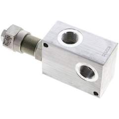 DBV12P50Q80. Druckbegrenzungsventil 3x G 1/2", 5 - 50 bar, max. 80 l/min