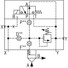 Bosch Rexroth R901379578. Logik-Deckel LFA40DBS2-7X/315P210P15