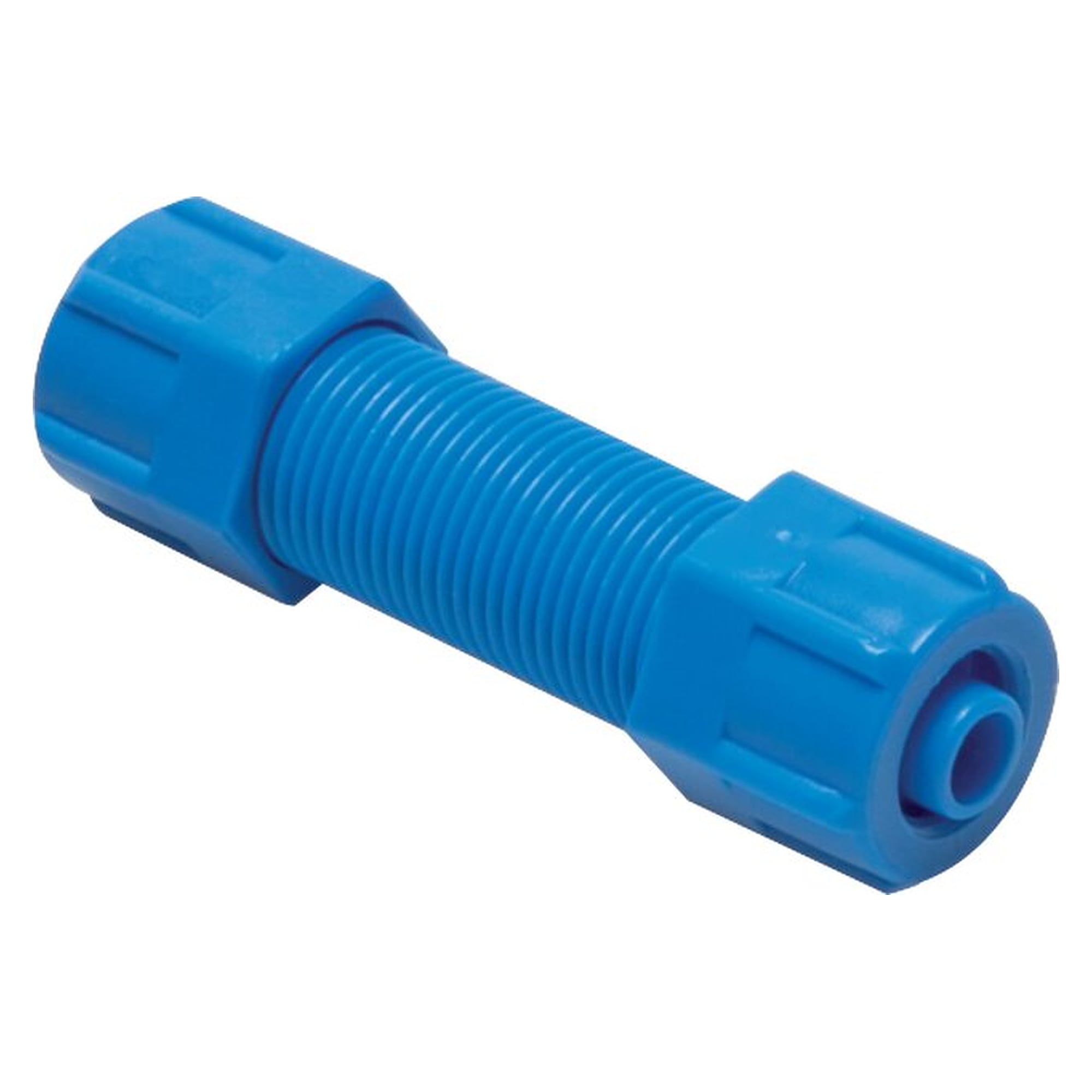 Tube fitting, straight design, second tube 6x4 mm, tube 6x4 mm, plastic POM