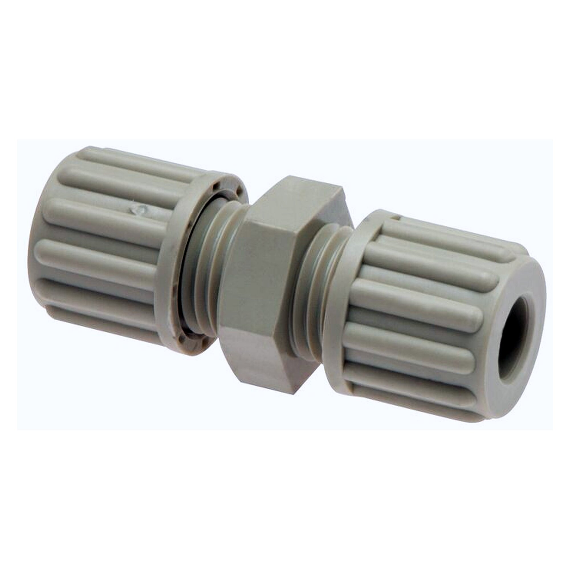 Schlauchverschraubung, gerade Form, Schlauch 12x9 mm, Polypropylen