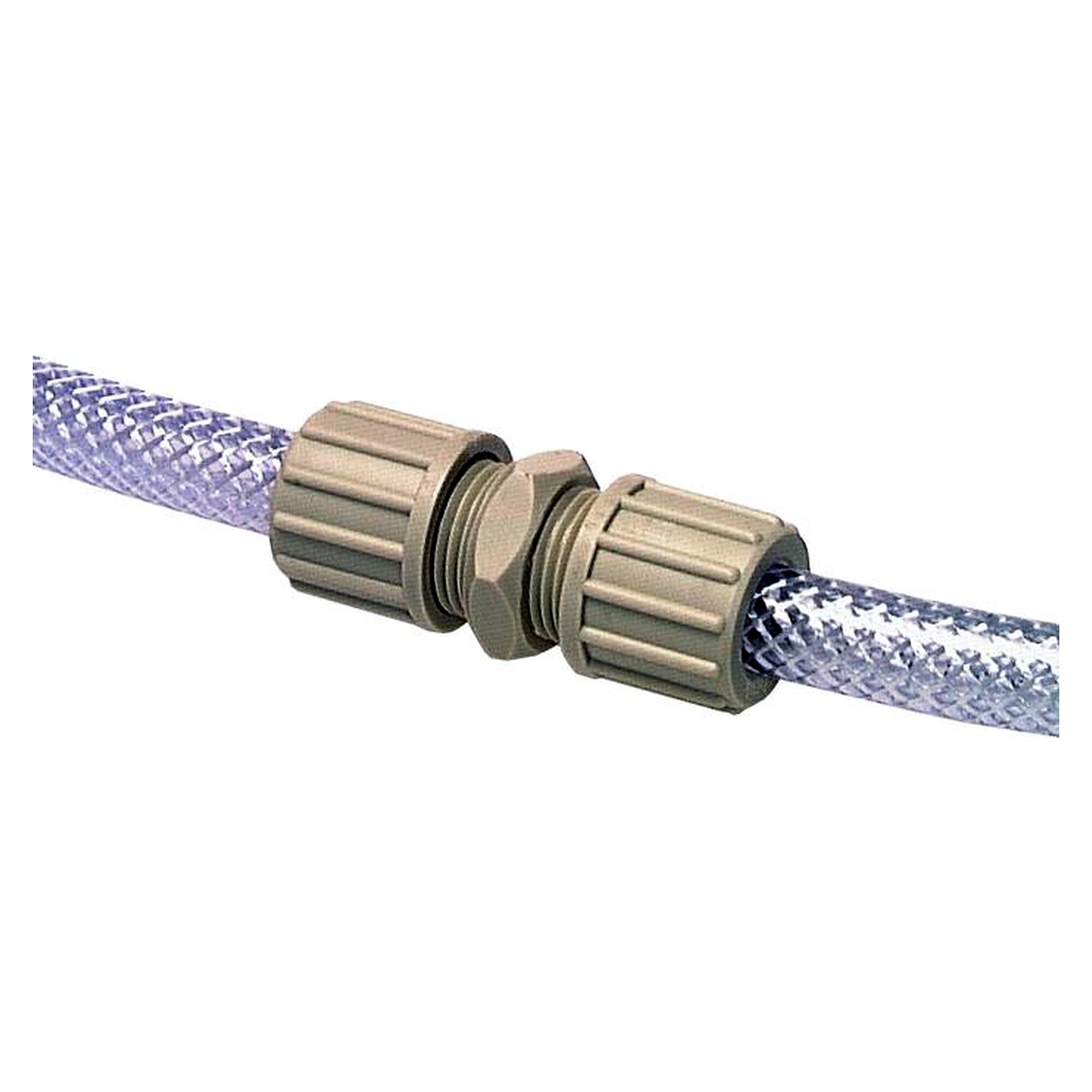 Tube fitting, straight design, tube 20x13 mm, PVDF, temperature range from -40 °C to +140 °C
