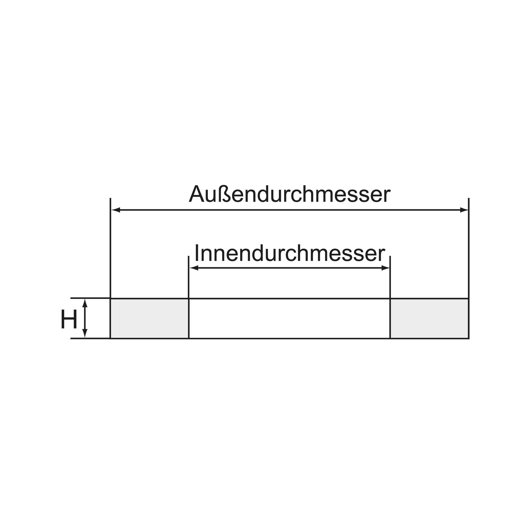 Dichtring aus Kupfer, für Gewinde G 3/8, VPE 100 Stk. - Riegler 114105