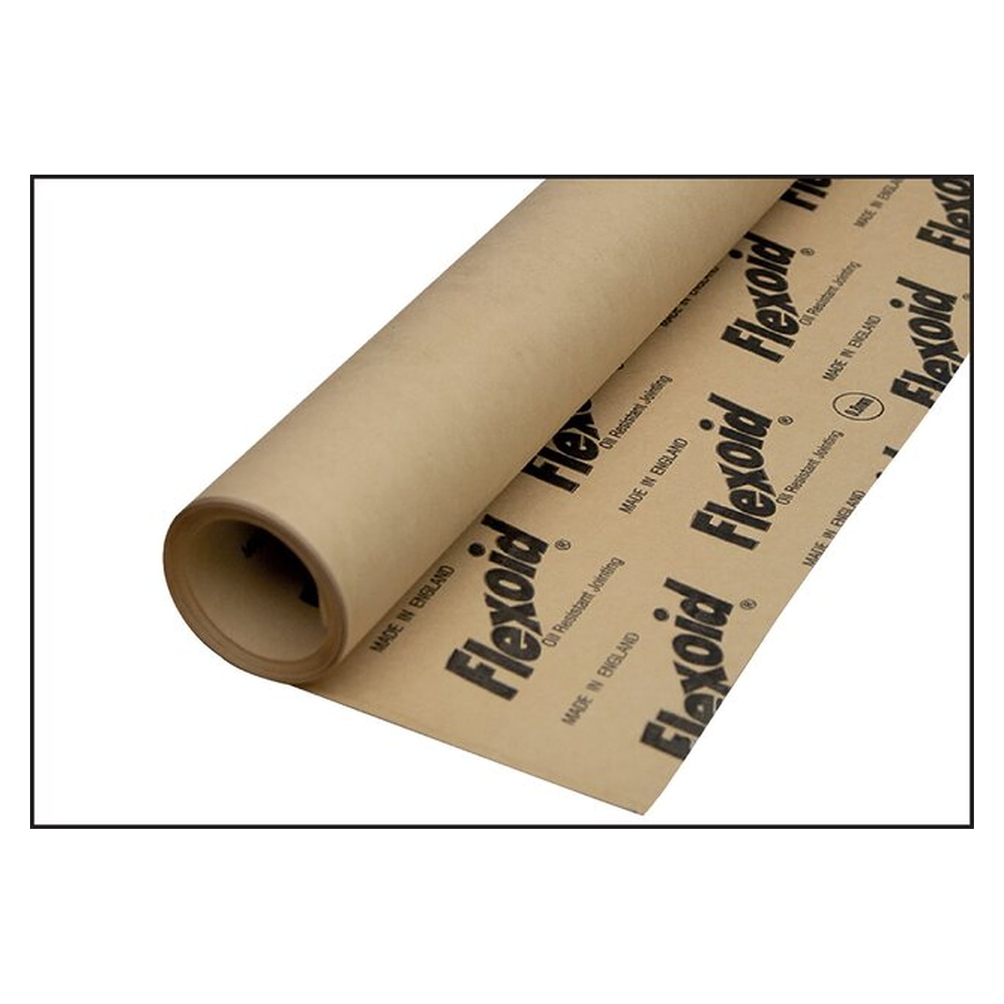 Gasket paper (0,25 mm), 100 x 250 cm, sealing element for fittings