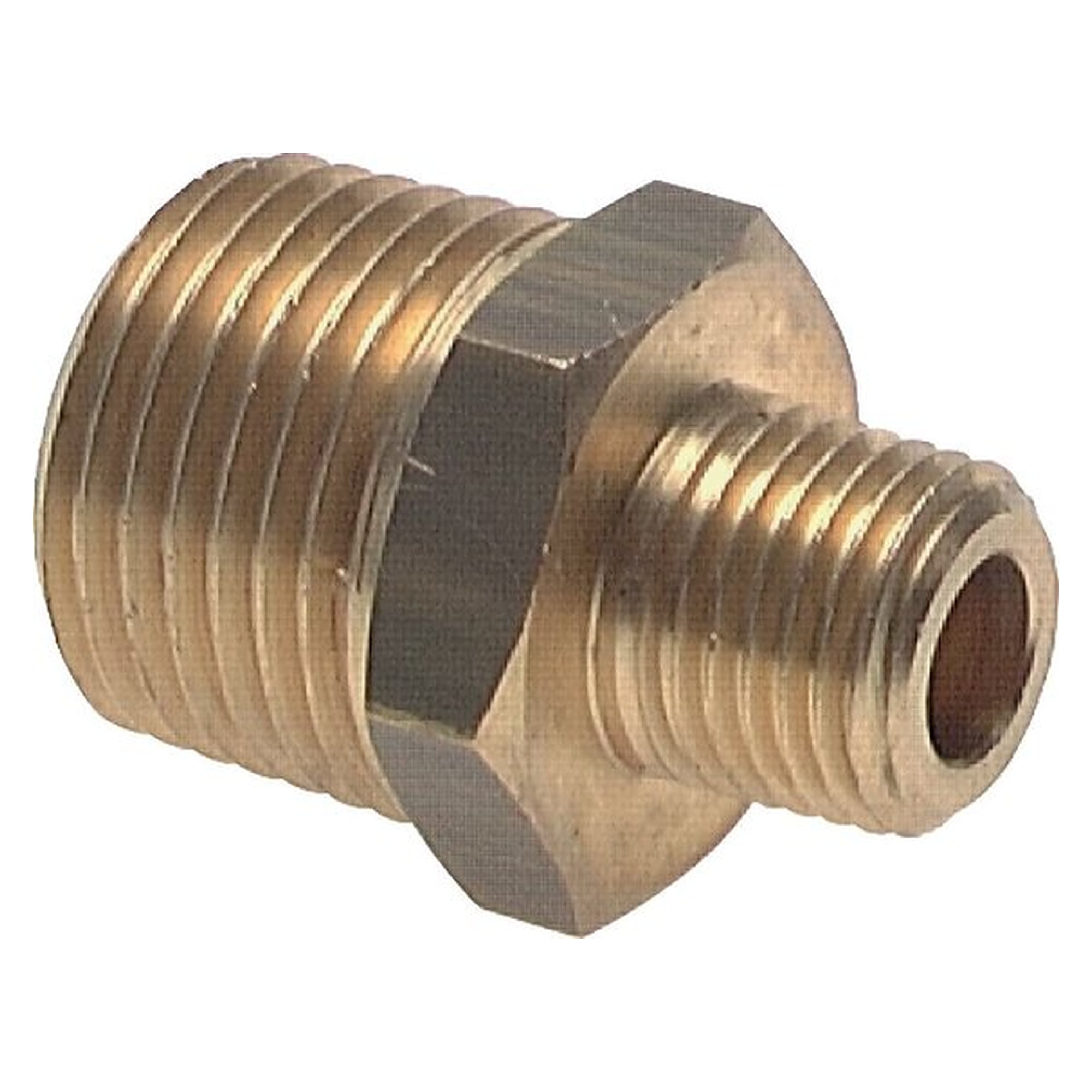 Double nipple with tapered male thread, R 1/8" to R 1/8", brass/gunmetal, PN 16