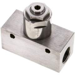 DR 12 ES. Drosselrückschlagventil, G 1/2", Edelstahl