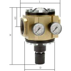 DR 8740-25 * Hochdruck-Druckregler G 1-1/2" 0,5-25 bar