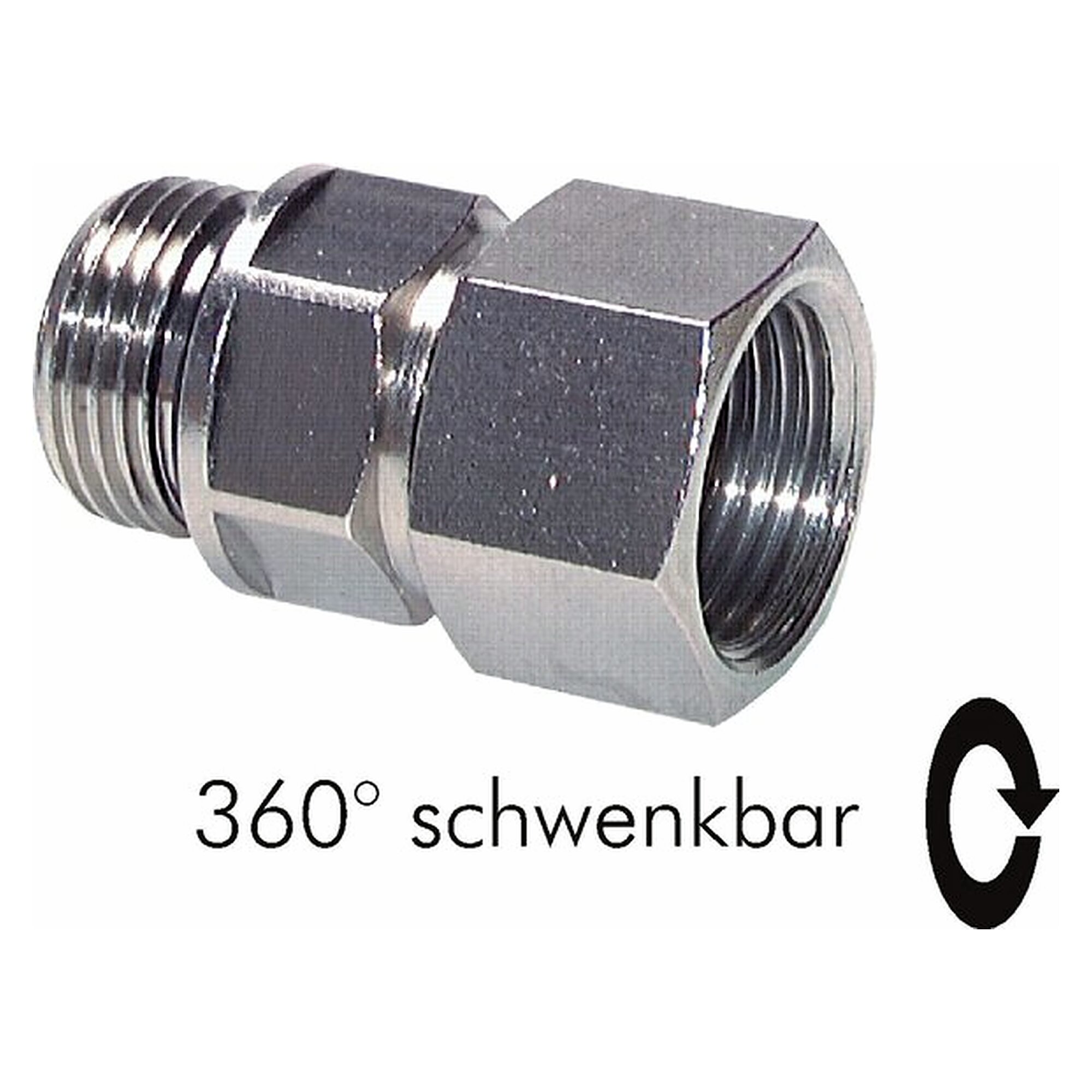 Swivel fitting, male thread G 1/8", for rotating connections