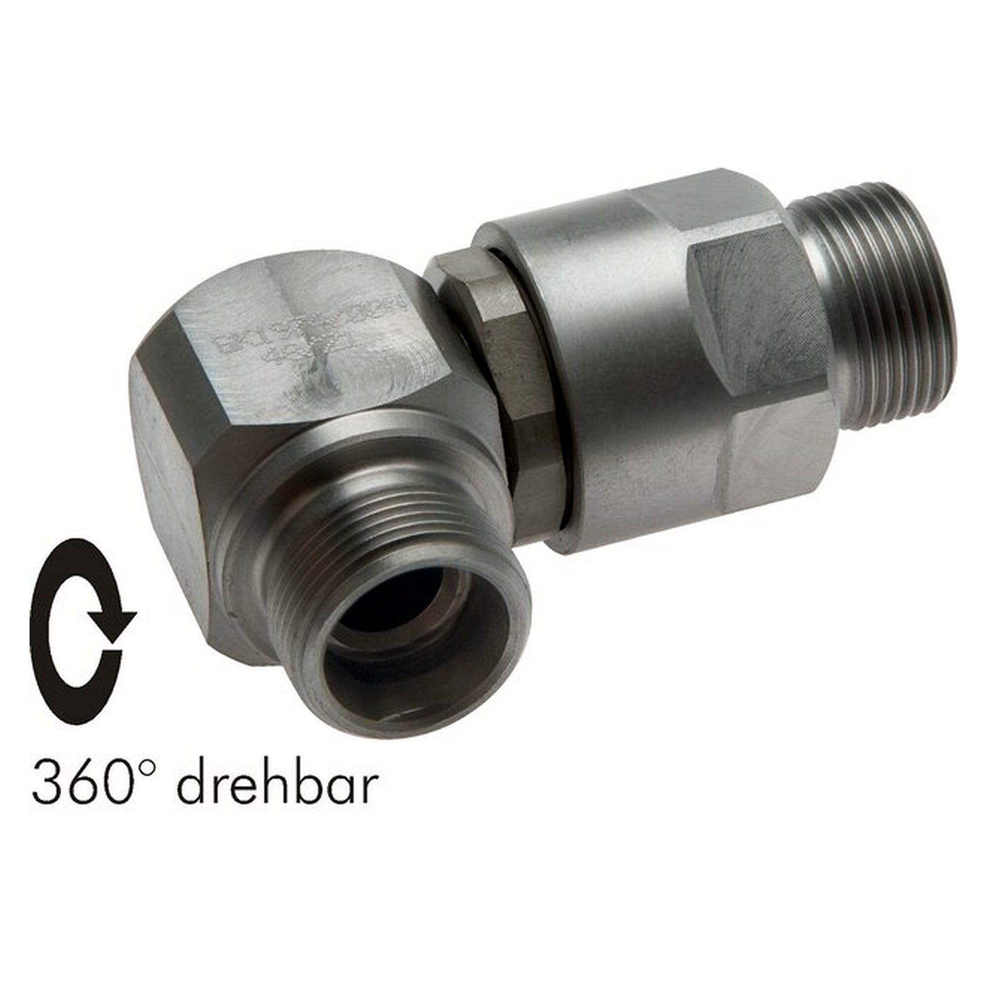 Hochdruck-Winkel-Drehverschraubung, DN 12 mm, Rohr 16 S (M24x1,5)