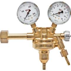 DRFDM KOHLENS 10 Flaschendruckminderer 0-10 bar für CO2 (Kohlensäure), Helium (200 bar)