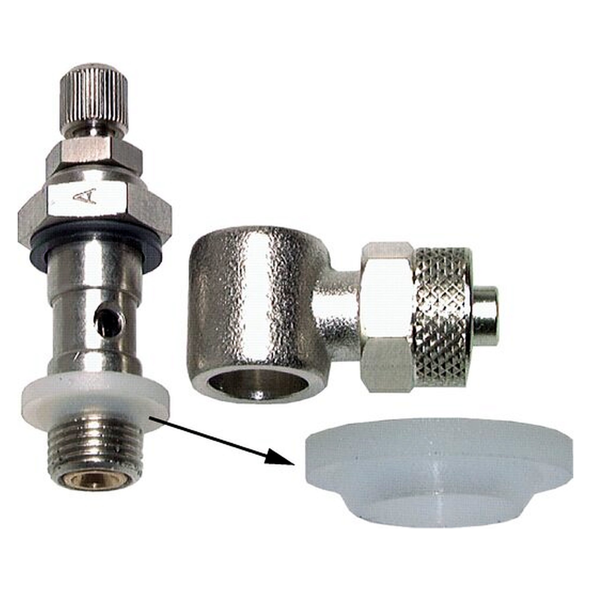 Dichtring, konisch, für Hohlschraubenventile G 1/4", D1 13,2 mm