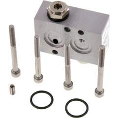 DR-NAMUR. NAMUR adapter plates, 5/2-way flow control on both sides