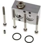 DR-NAMUR-FS. NAMUR adapter plates, 3/2-way flow control for exhaust air of the side where pressure is applied