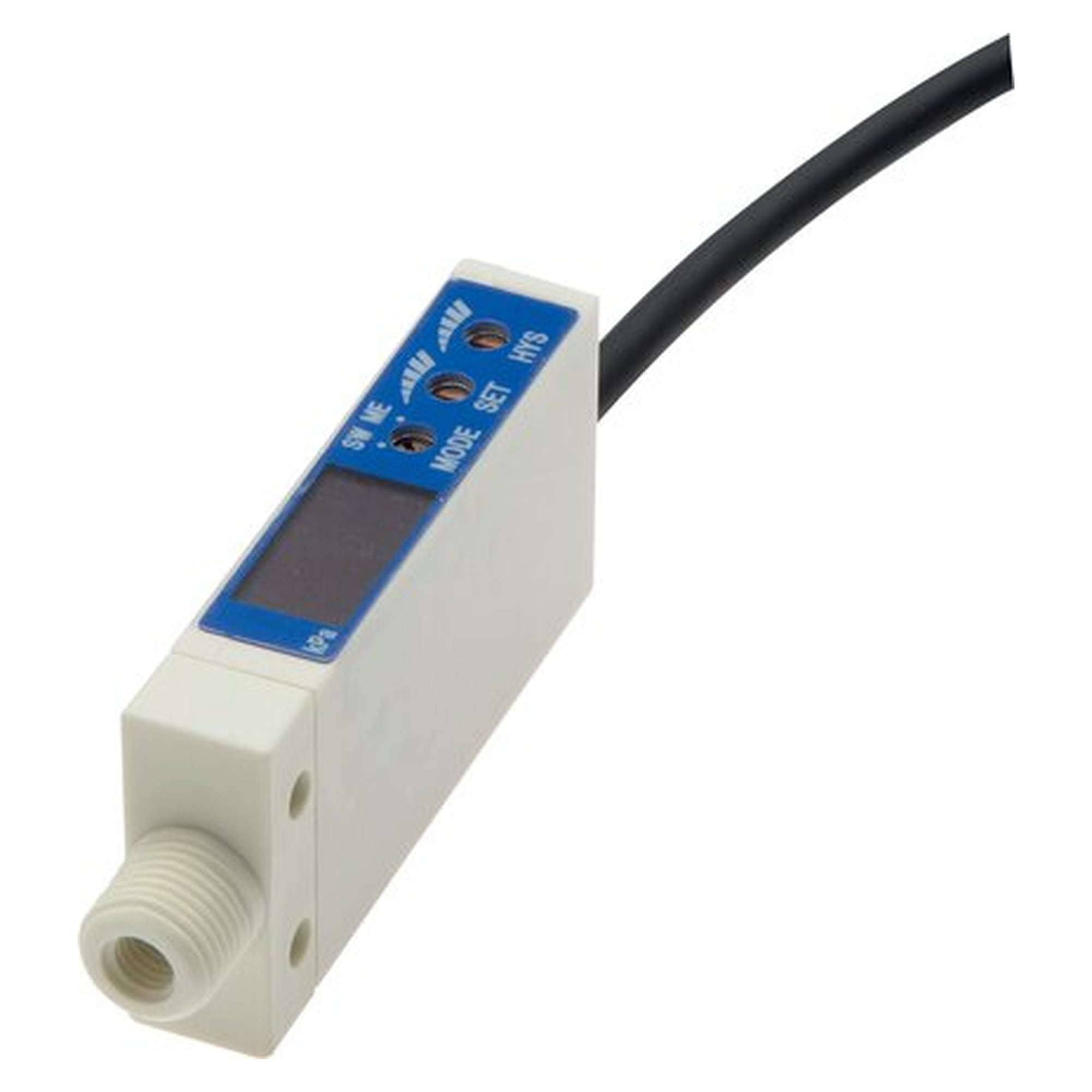 Pressure switch, R 1/8", 0 - 1 bar, polycarbonate, overpressure safety 5 bar