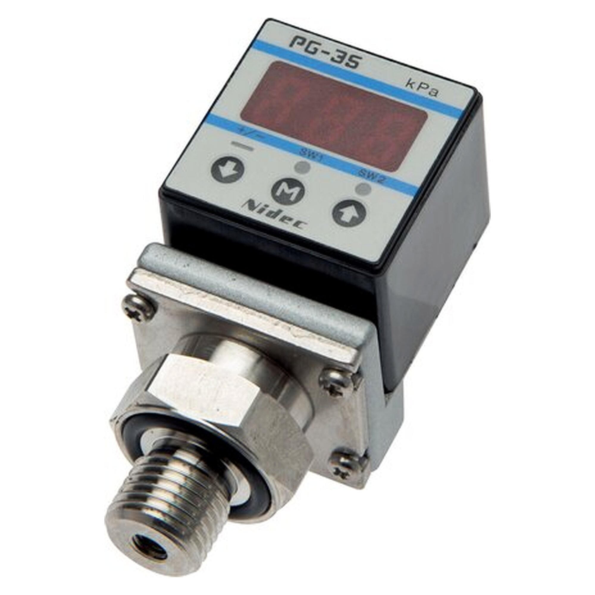 Druckschalter, -1 bis 1 bar, PBT, Überdrucksicherheit 2 bar, Schutzart IP 65, Edelstahl