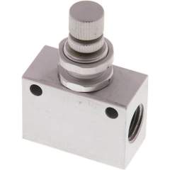 E.MC DRVE-14-C. Block one-way control valve, G 1/4", compact