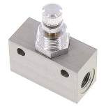 DRVE 14 E. Block-Drosselrückschlagventil, G 1/4", Standard