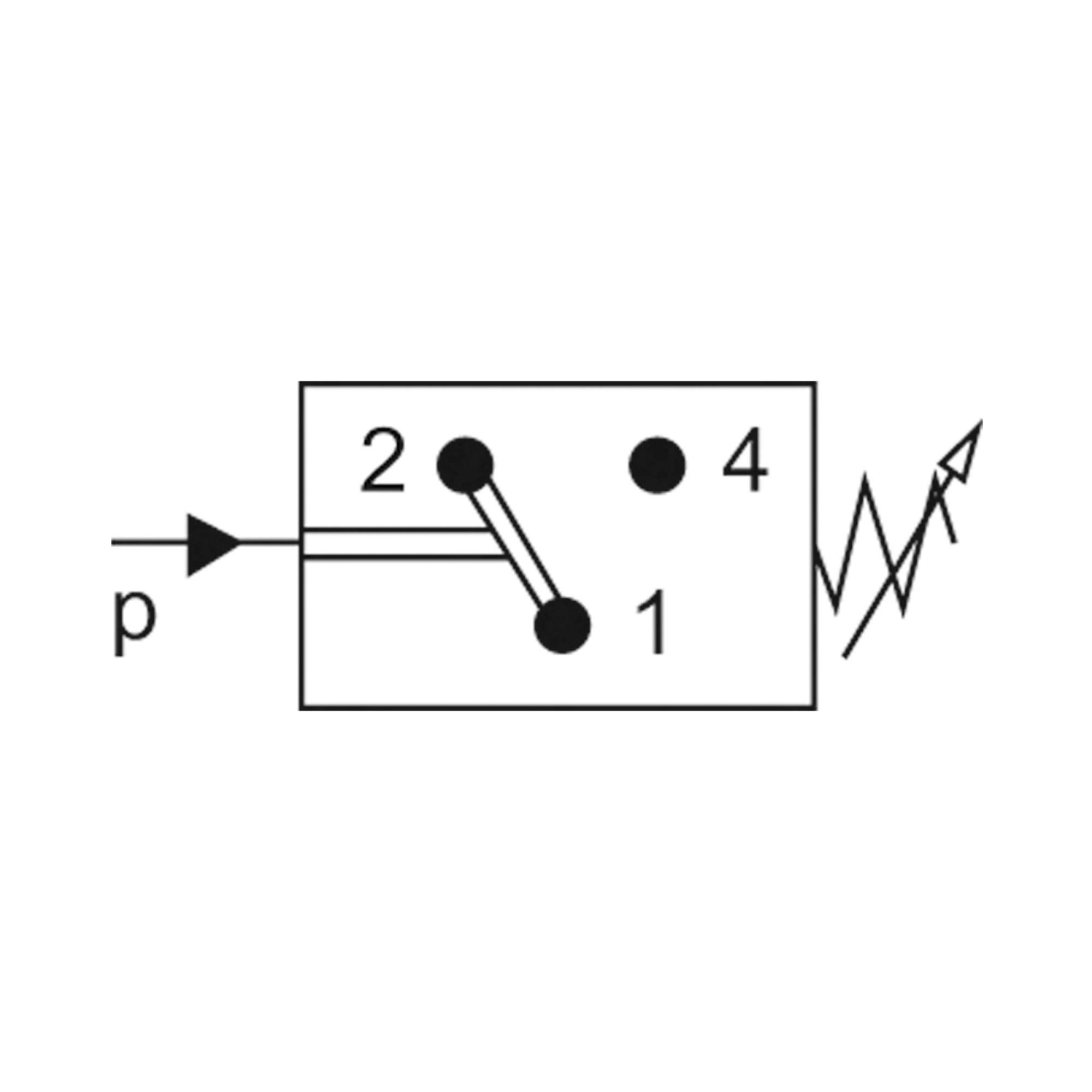 Pressure switch, Changeover contact, Special die cast, 1 - 16 bar - Riegler 103035
