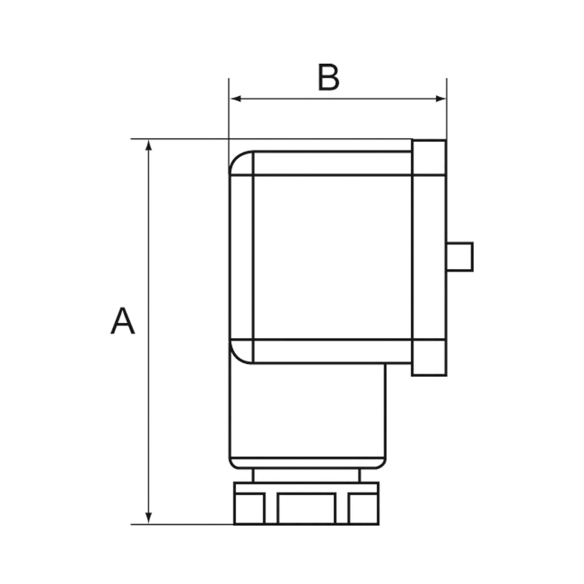 Pressure switch, Changeover contact, Special die cast, 1 - 16 bar - Riegler 103035