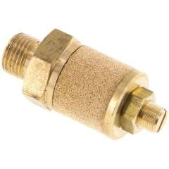 DS 18. Drosselschalldämpfer G 1/8", Messing