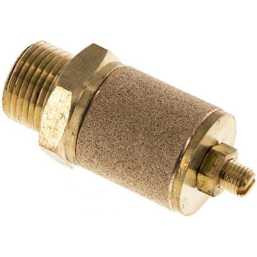 DS-38. Flow control silencer G 3/8",Brass