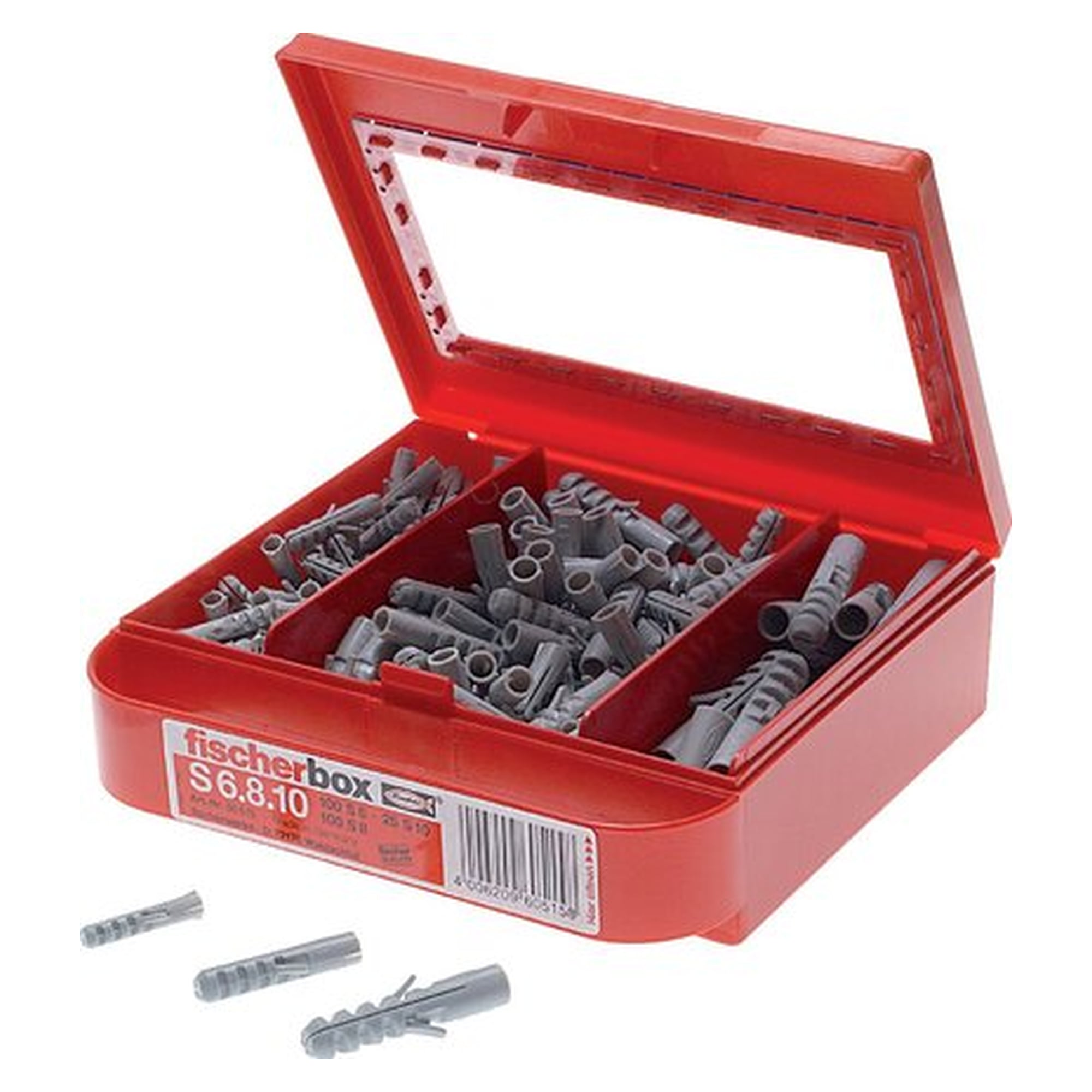 FISCHER anchor assortment, S-anchor, fastening element for building substrates