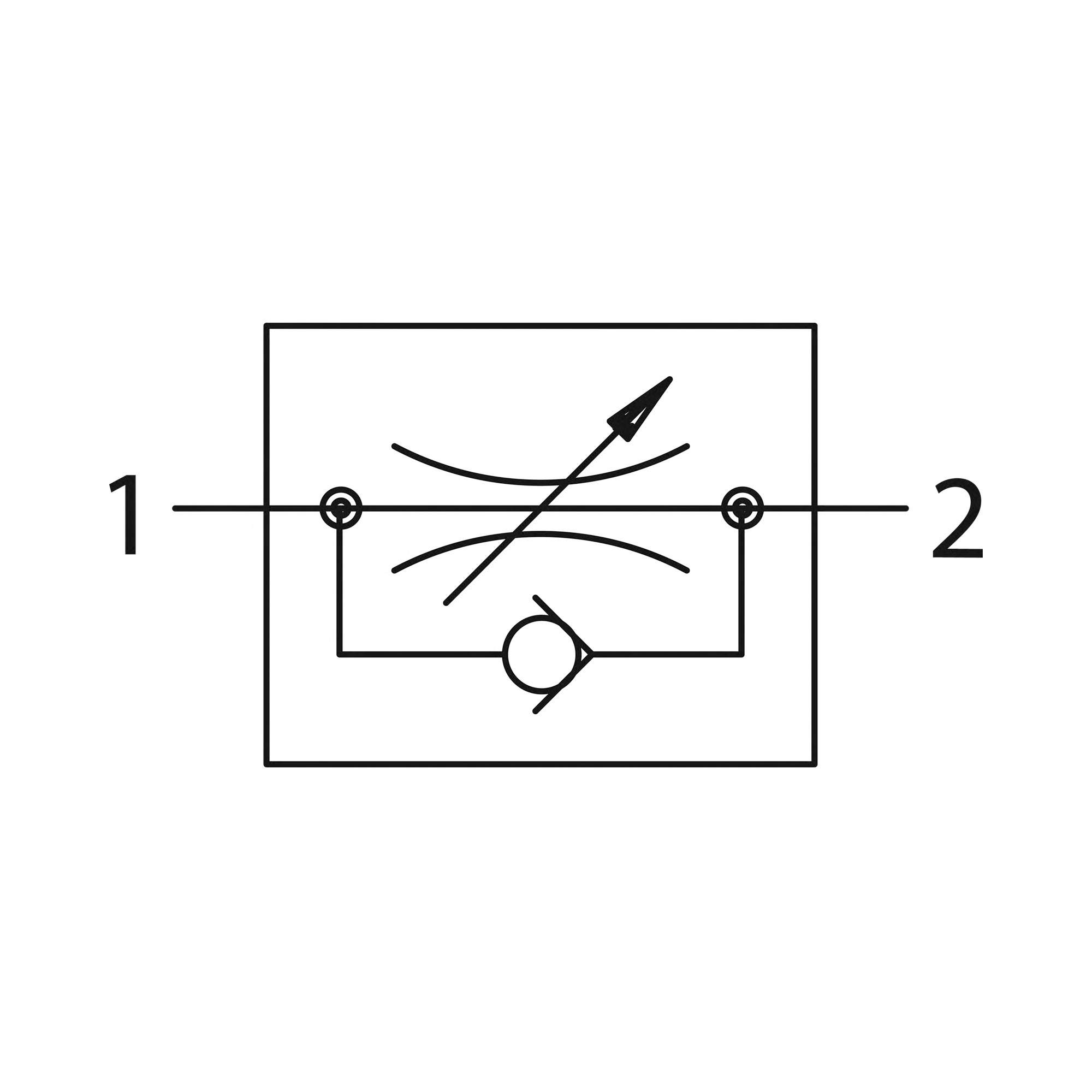 Drosselrückschlagventil »Blaue Serie«, Zuluftdros., R 1/8 a. Ø8mm - Riegler 109996