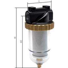 DFX 55 M Standard Feinfilter (Submikrofilter) G 1", Standard 5