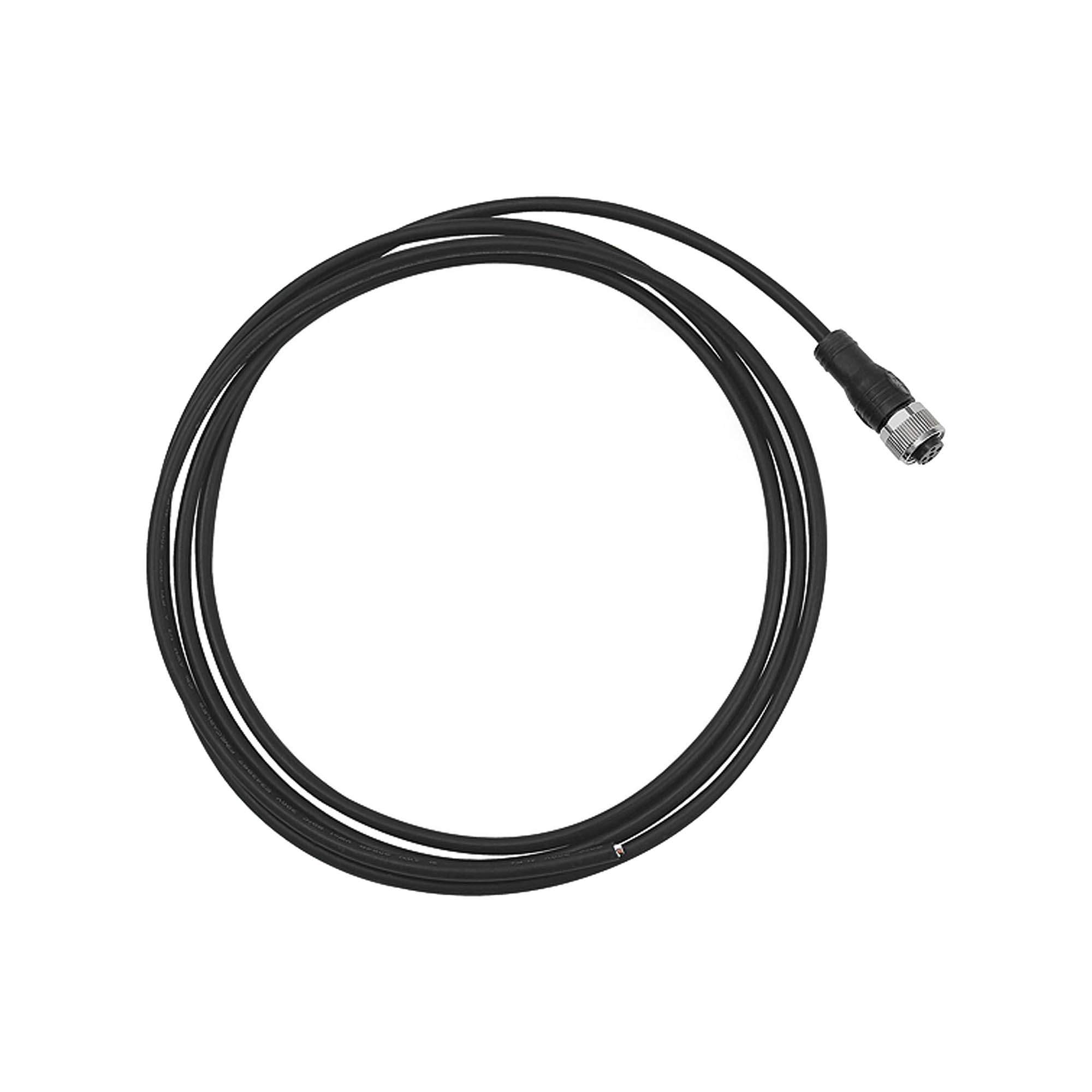Straight connector, 4-pole, with PUR cable 10 m - Riegler 148334