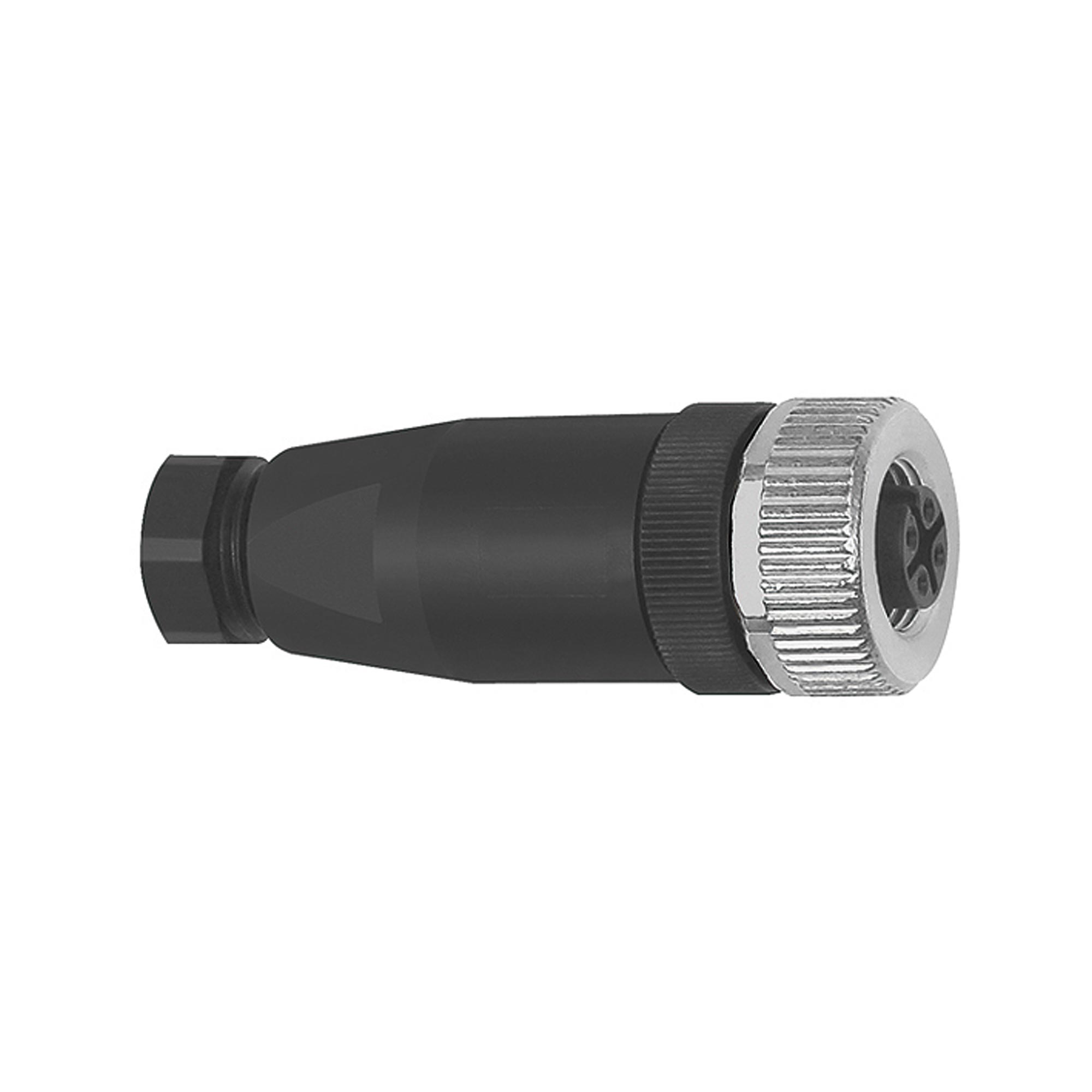 Straight connector, 5-pole, without cable - Riegler 148342