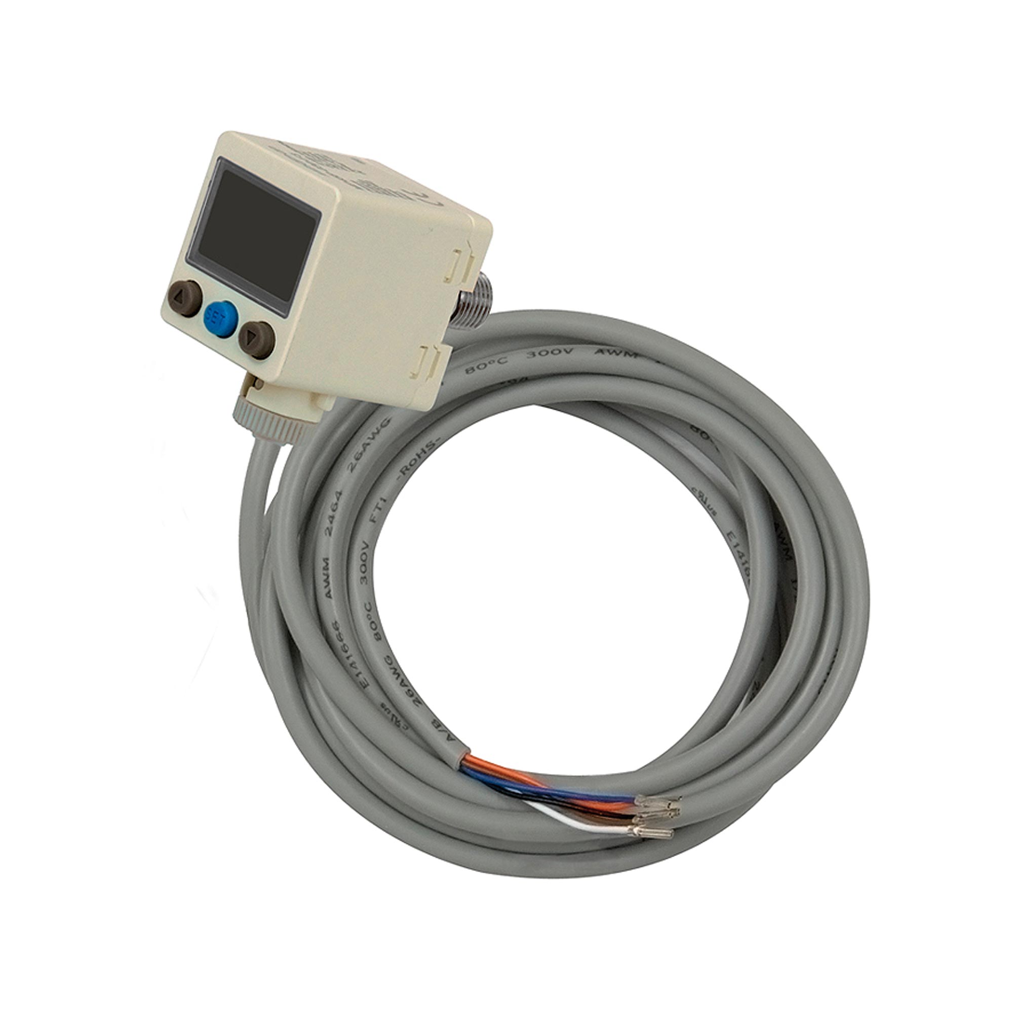 Electronic pressure switch, digital display, G 1/8 ET, 0 - 10 bar - Riegler 133159